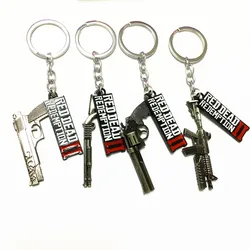 Game Red Dead Redemption 2 Keychain CSGO AK47 Gun Model Chaveiro Bag Pendant Jewelry Souvenir llaveros Gift all For Games Dead