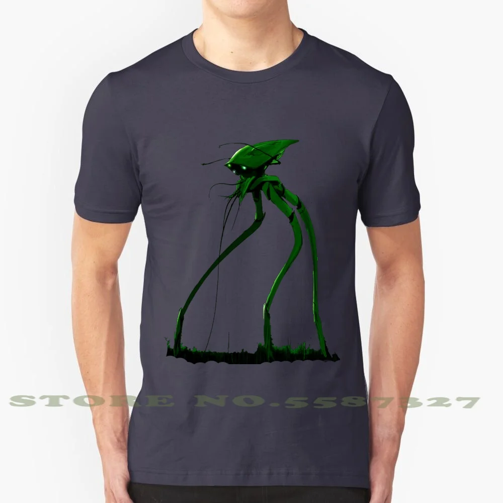 Trippy Tripod 100% Pure Cotton T-Shirt Tripod Alien Ufo Invasion Strider Wow War Of The Worlds Jeff Wayne War Machines