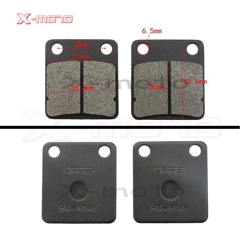 Motorcycle Brake Pads 50cc - 250cc ATV Quad Go Kart most chinese Dirt Pit Bike scooter Hydraulic front  rear brake Pads