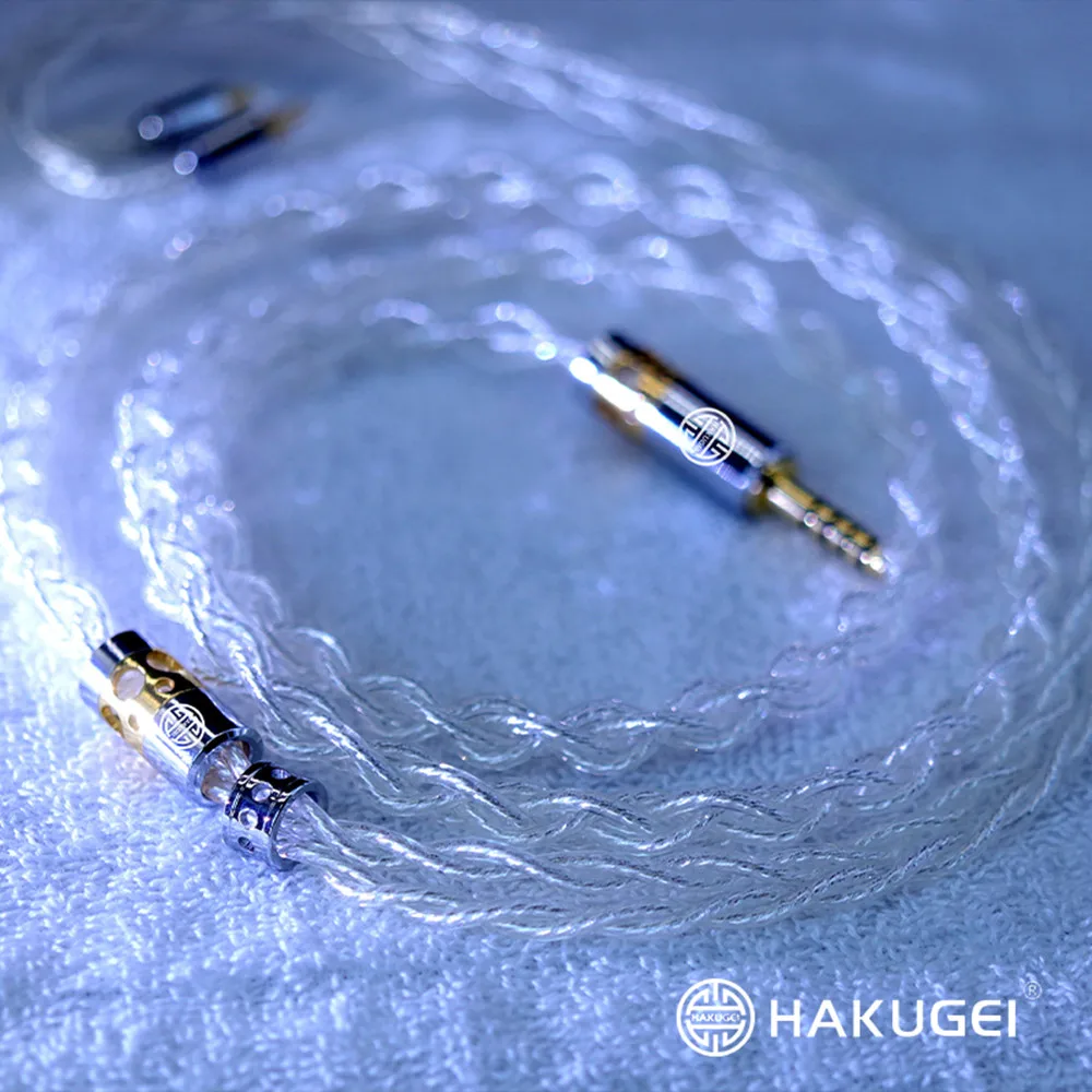 FENGEU HAKUGEI-سماعة رأس HAKUGEI Crystal Palace 7N ، كابل ترقية 25awg HiFi ، MMCX 2pin 0.78 مللي متر A2DC IE80/80S لـ KXXS