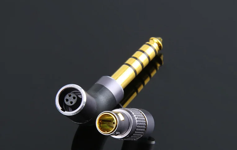 Conector balanceado dk4001/dk3001pro/dk2001/hulk auto-travamento automático 3.5mm single-ended 2.5/3. 5pro/4.4mm