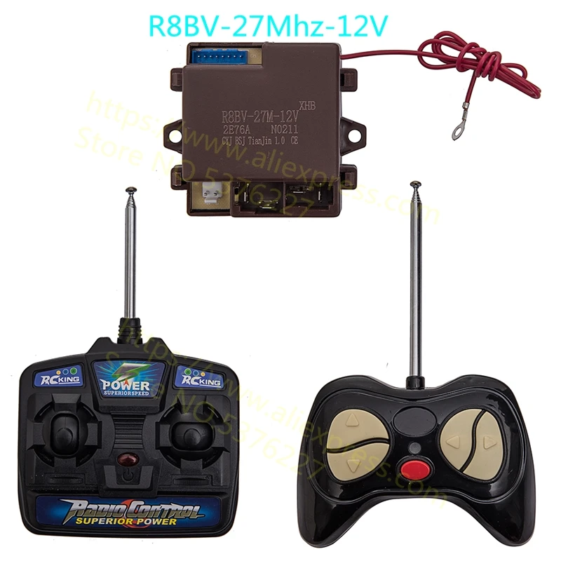 R8BV-27M-12V  Remote Controller Receiver, Children Electric Car 27Mhz Transmitter,kid\'s  car replacement parts.