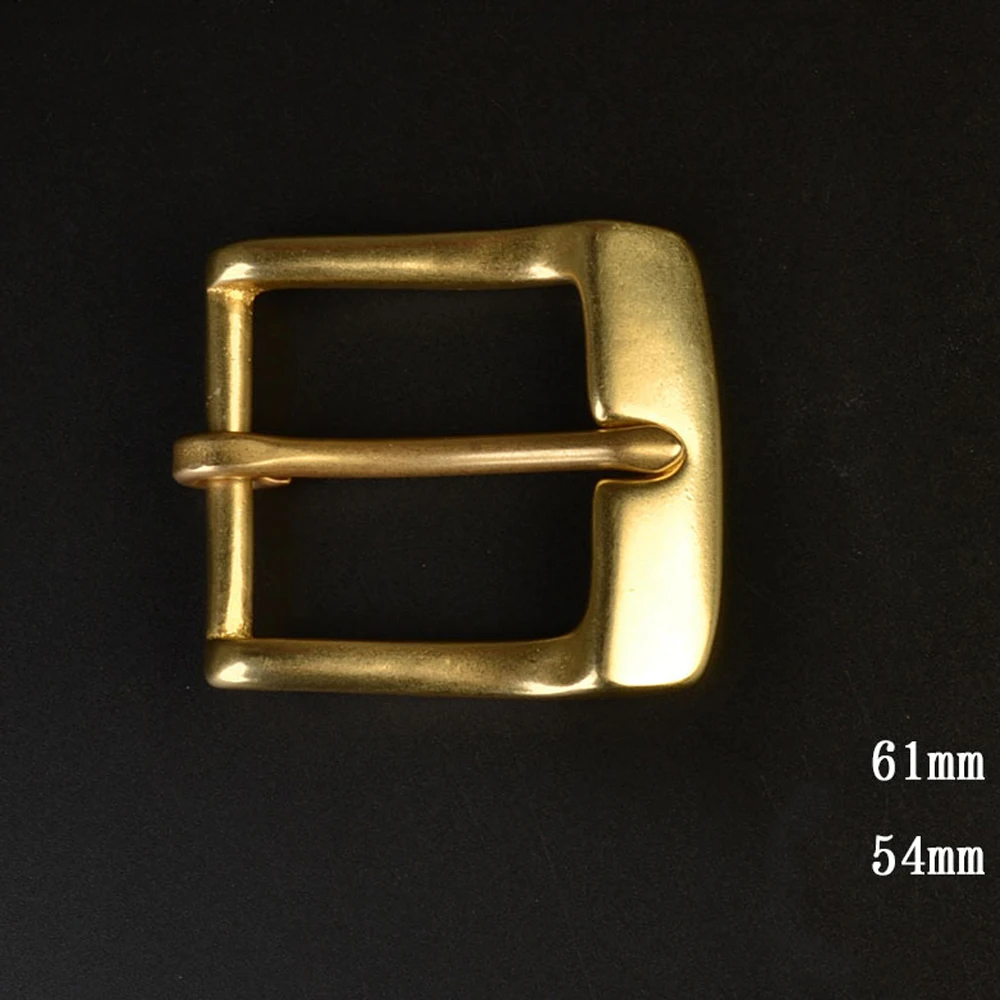 DIY 가죽 공예 40mm 내부 너비 4 디자인 단단한 황동 소재 벨트 핀 버클 3 개/몫