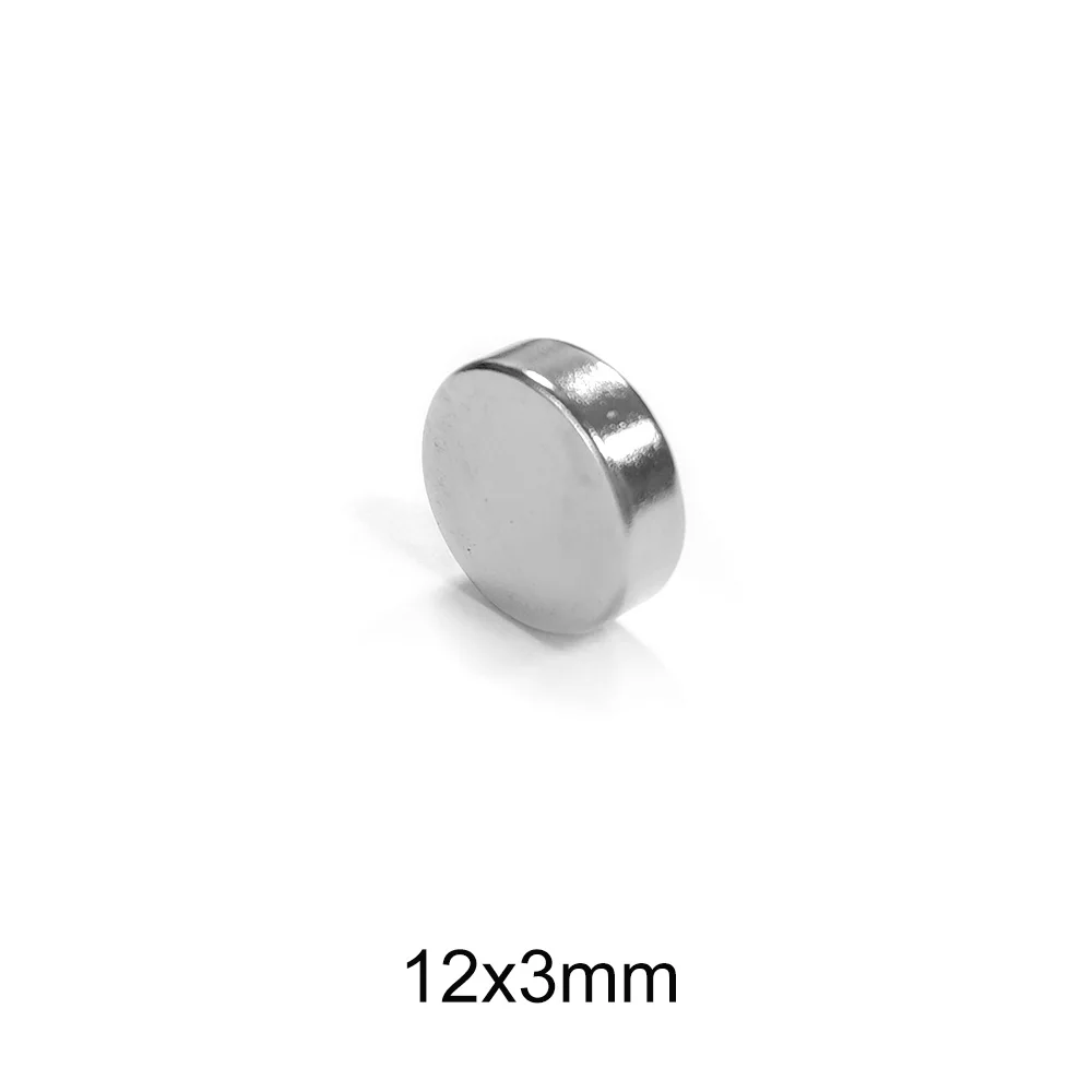 10~150PCS 12x3 mm Round Rare Earth Neodymium Magnets 12mm x 3mm  Powerful Magnetic Magnets Strong 12x3mm  Permanent Magnet 12*3