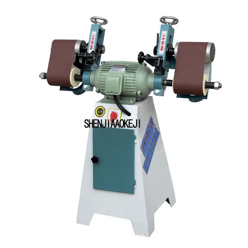 

1PC MM2115A Horizontal Double Head Sponge Sander Machine Vertical Belt Machine Polishing Machine Plane Drawing Machine 380V