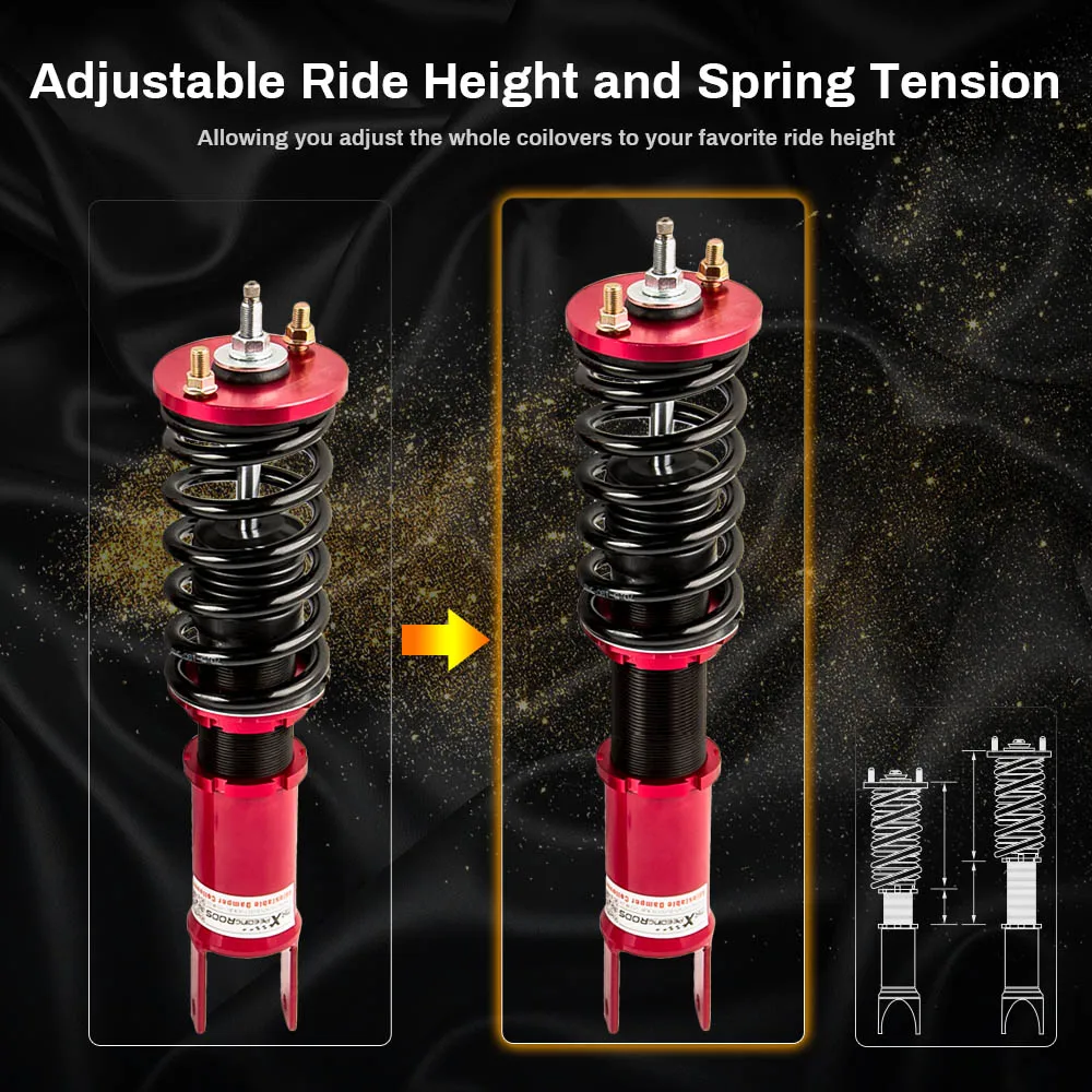 Coilover Suspension for Honda Civic ED CRX CR-X 1988-1991 Acura Integra 1990-1993 All Models Shock Absorber Struts