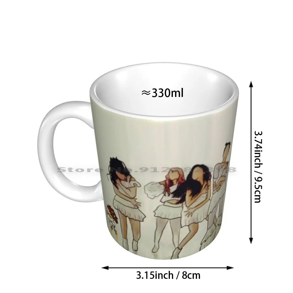 Twice - More & More Ceramic Mugs Coffee Cups Milk Tea Mug Twice ? ? ? ? Nayeon Jeongyeon Momo Sana Jihyo Mina Dahyun Chaeyoung T