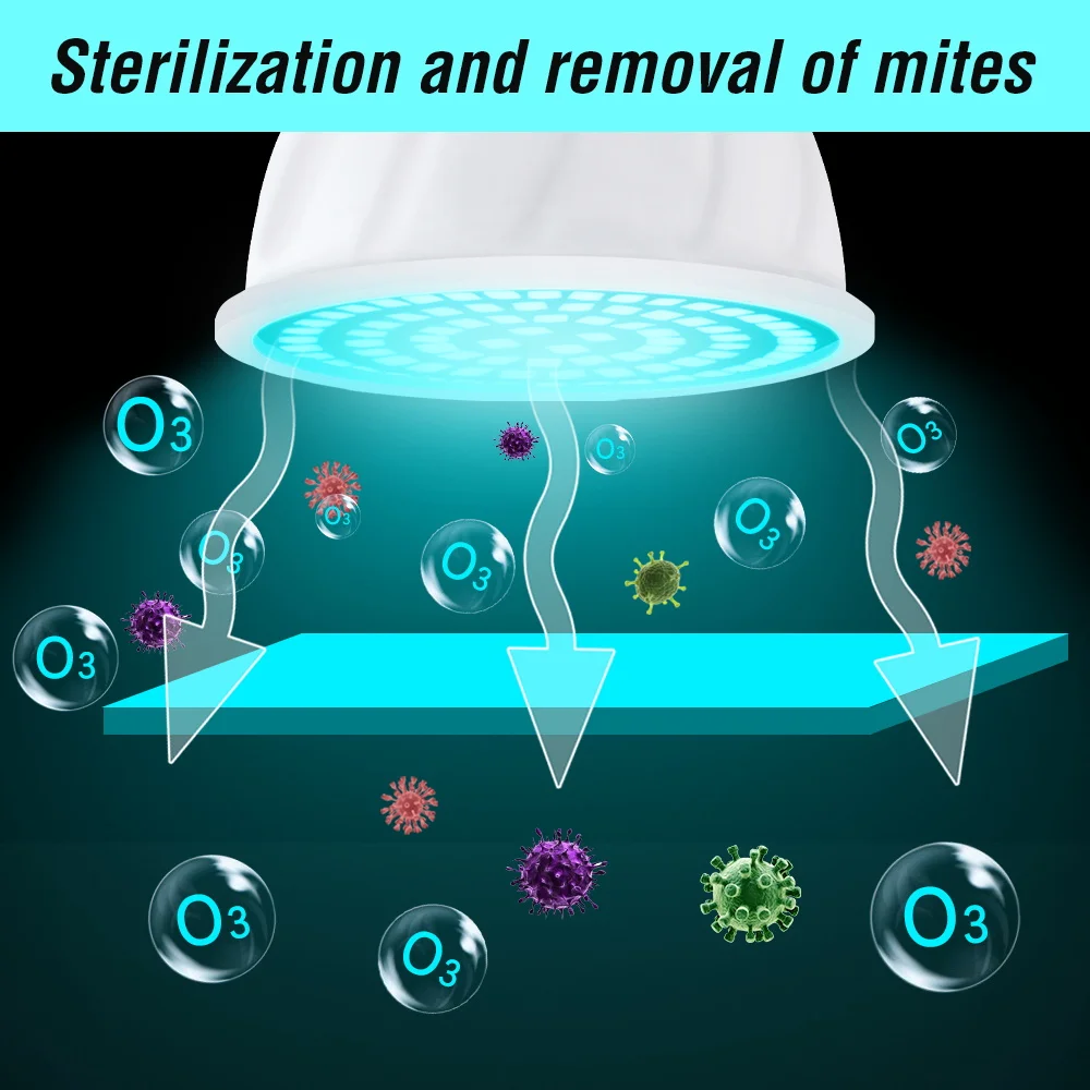 B22 UV Disinfecting Light E14 Germicidal LED Bulb 5W 7W 9W E27 GU10 LED UVC Light Steriliser Lamp MR16 Ultraviolet LED Lamp 220V