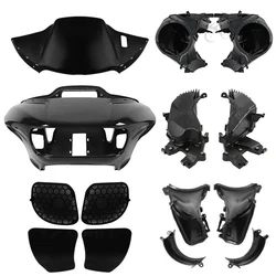 Motorcycle Front Outer Inner Fairing Speaker Glove Box Air Duct For Harley Road Glide 2015-2024