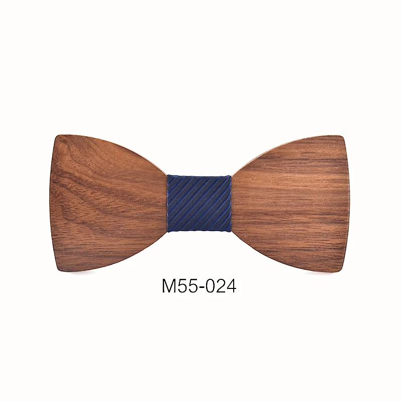 2016 New Design Pajaritas Handmade Annatto Hardwood Mens Wooden Bow Ties Gravatas Corbatas Business Party Ties For Men Wood Ties