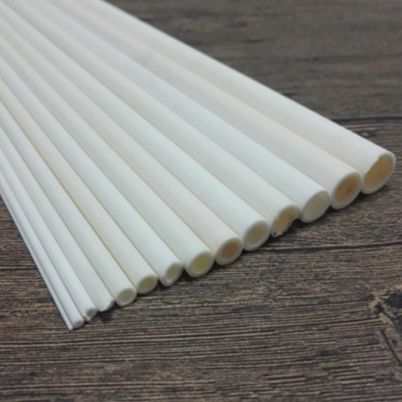 Nhiệt Độ Cao 99.5% Nhôm Al2O3 Gốm Ống 0.6x1x100mm-18X25X100Mm Cặp Nhiệt Điện Gốm Bảo Vệ Ống Rỗng thanh Lăn