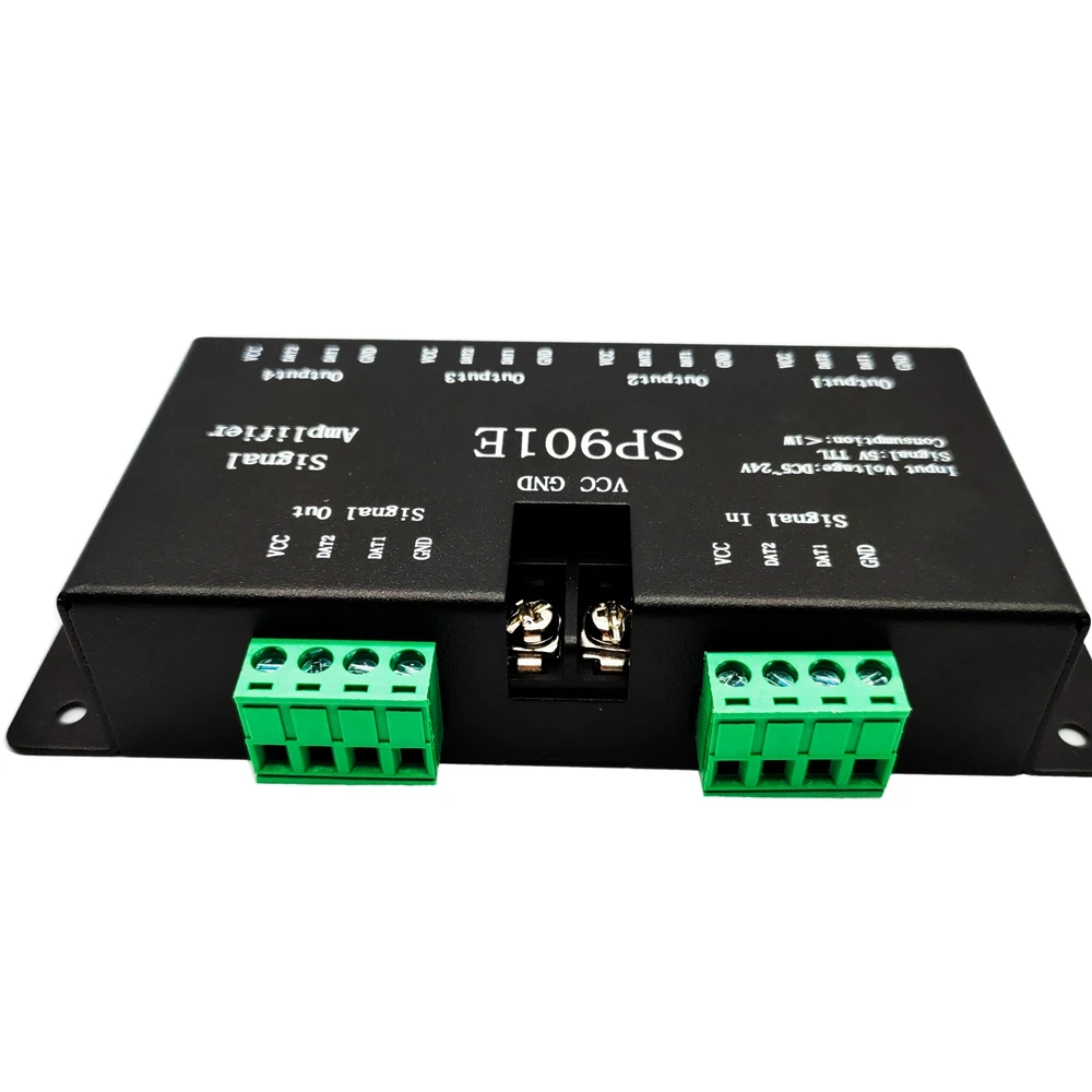 DC5-24V SP901E SPI Signal Amplifier Enhanced For WS2812B WS2811 WS2815 Individually Addressable Pixel 5050 RGB Led Strip Light