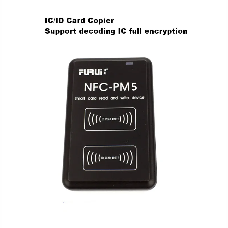 NFC-PM5 rfid nfc copiadora ic id leitor escritor duplicador versão em inglês função de decodificação completa cartões inteligentes & tags