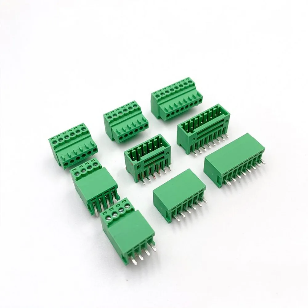 100PCS 2EDG2.54 pitch 2.54mm KF2EDG PCB Screw Terminal Block Connector Plug Pin Header Socket 2/3/4/5/6/7/8/9/10/12p 15EDG-2.54