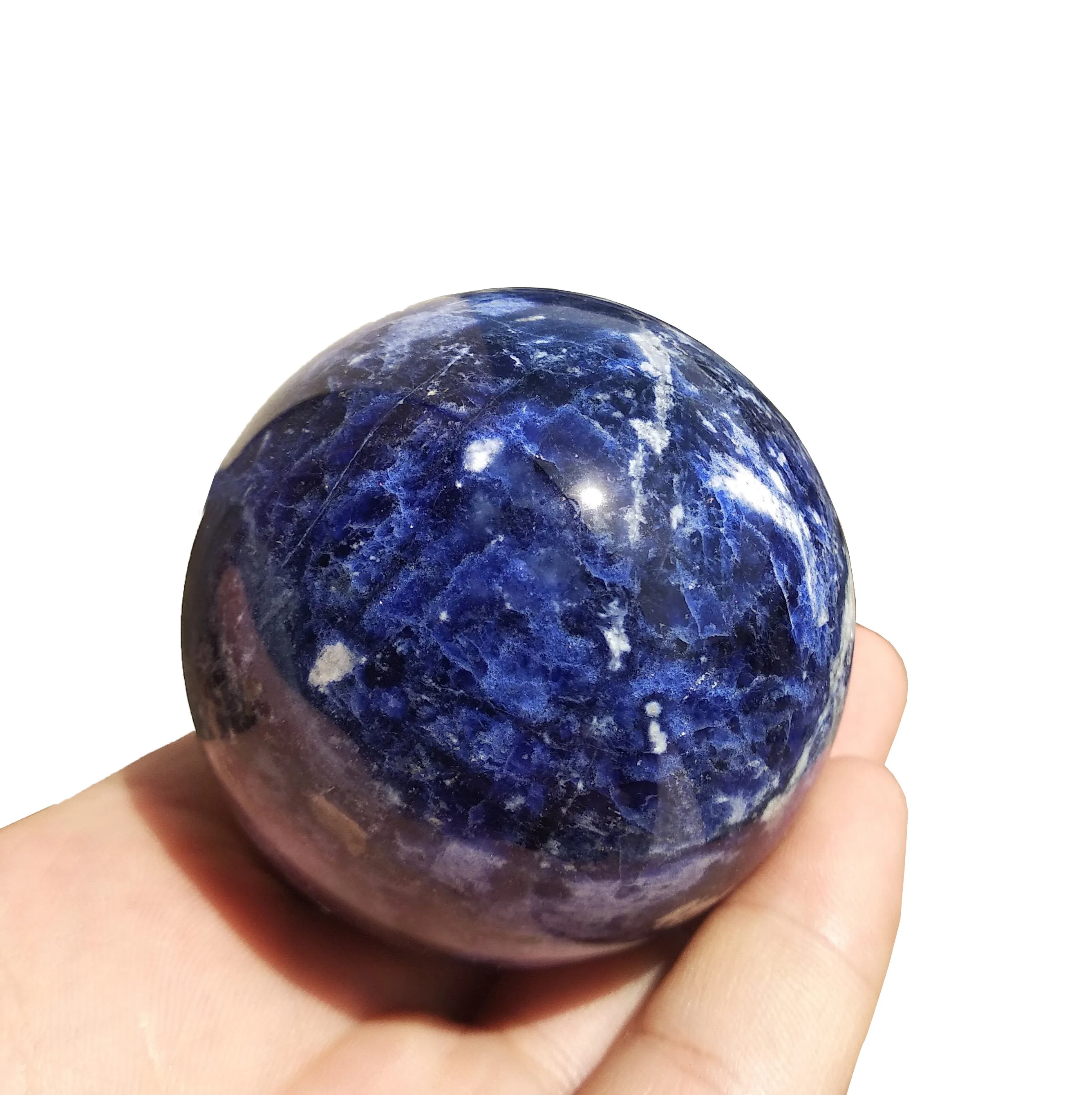 

1pcs natural sodalite spheres healing crystal balls for fengshui decoration