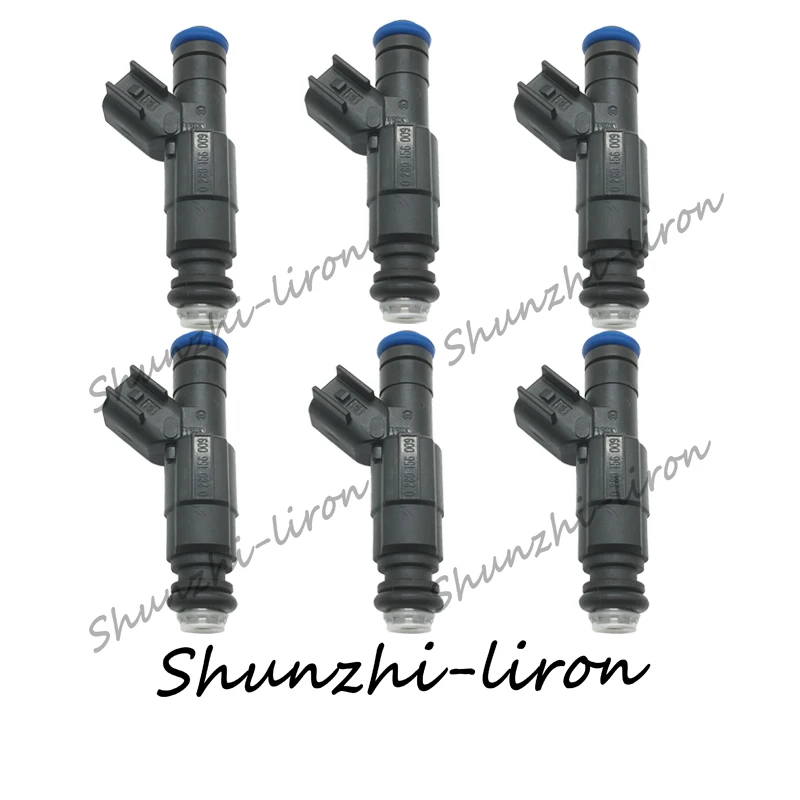 6pcs Fuel Injector Nozzle For 2000-2007 ford MONDEO S-Max Mmazda FAMILIA PREMACY Vvolvo V70 C30 V50 0280156009/1S7G-DC