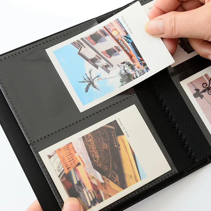 Hot Sale 64 Pockets PU Leather Instant Photo Album Picture Case for Fujifilm Instax Mini8/9/7s/7C/25/70/90 with3 Inch