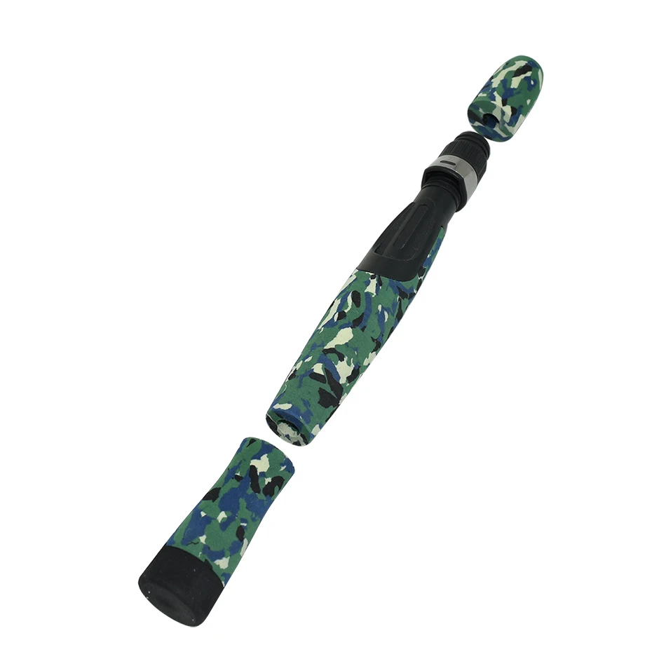 Rod Handle Split grip EVA  Camouflage baitcasting  spinning casting reel seat rod refit combo set kit parts1set kit/pack