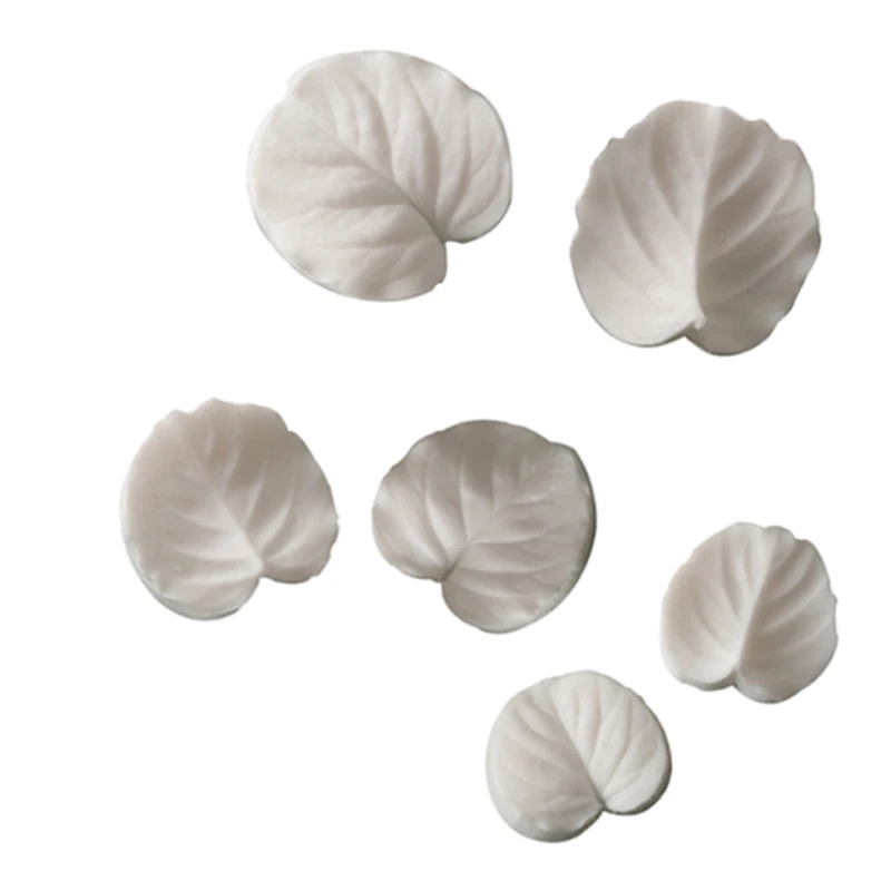 Eucalyptus Leaves Molds Fondant Cakes Decorating Tools Silicone Molds Sugarcraft Chocolate Baking Tools For Cakes Gumpaste Form