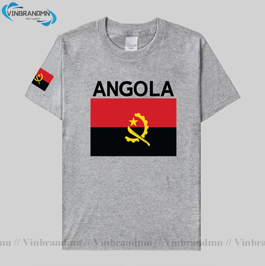 Republic of Angola Angolan AGO mens t shirt new Tops t-shirt Short sleeve clothes sweatshirt national team country summer casual