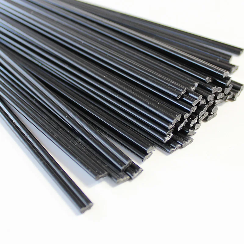 plastic welding rods black PE ABS PP PPR for plastic product fix welder rods sticks hot air gun solder soldering station bumper