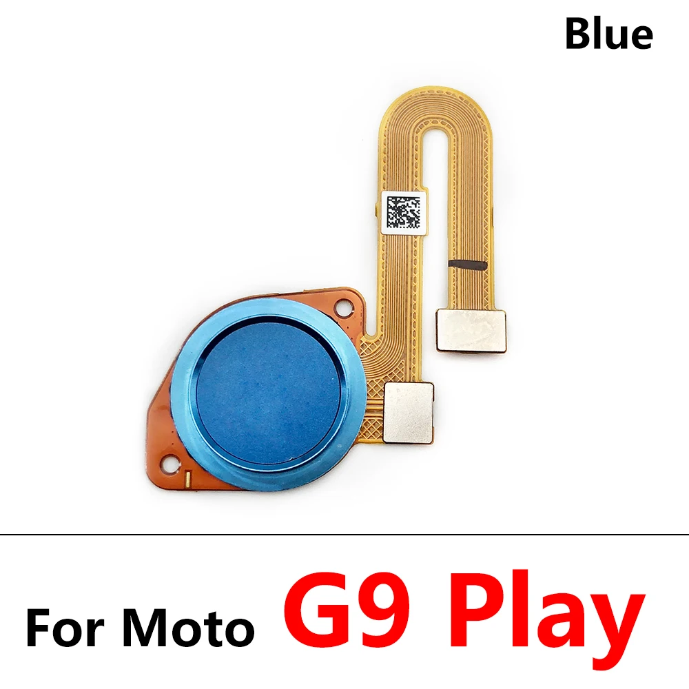 New Fingerprint Sensor Home Button Reader Touch ID Key Flex Cable For Moto G9 Play E7 Plus E7 Power G10 G20 G30 G50 G60