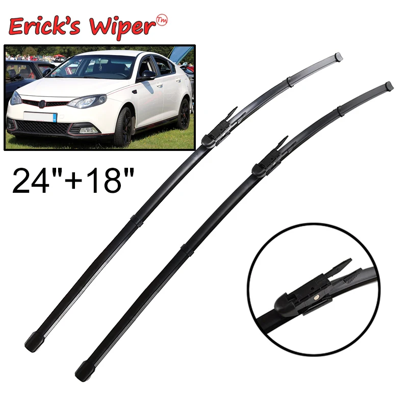 Erick's Wiper LHD Front Wiper Blades For MG 6 MG6 2009 - 2016 Windshield Windscreen Clean Window Car Rain Brushes Nature 24