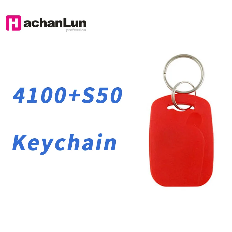 

5/10PCS RFID Dual Chip Smart NFC IC + ID Composite Keychain 125KHZ 13.56MHZ EM4100 TK4100 + S50 Fudan Keychain