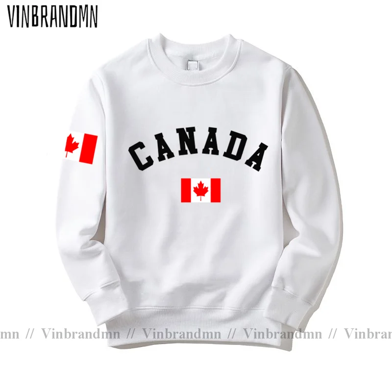 Canada Flag Men Women Sweatshirt Popular High Quality North American Hip Hop Casual Streetwear Hooded Sweatshirt Brand Clothing