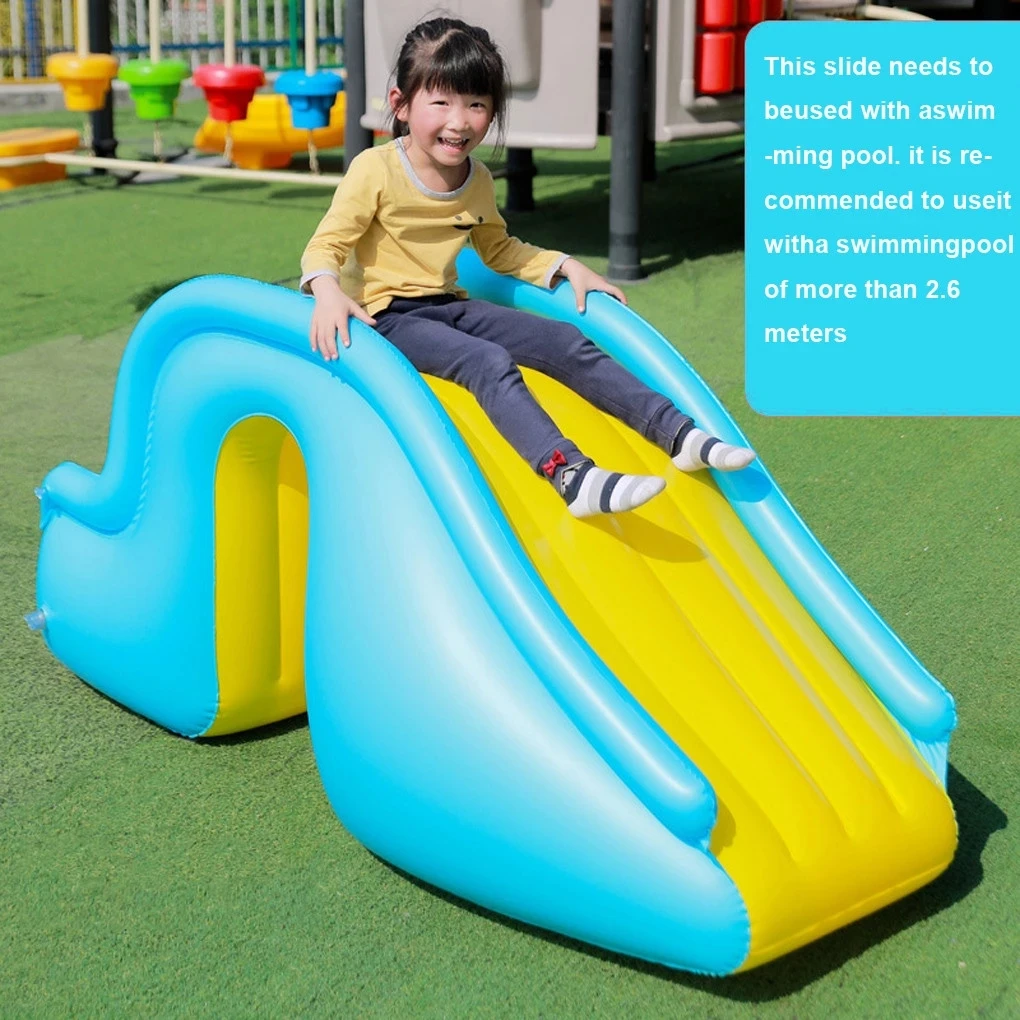 Inflatable กลางแจ้งสไลด์ว่ายน้ำสำหรับเด็กสระว่ายน้ำน้ำสไลด์ Bouncer Backyard เด็กฤดูร้อนของเล่นน้ำสไลด์