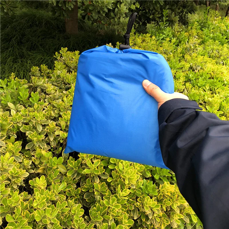 3*3m Luifel met Ondersteunende Paal Touw Haringen Waterdichte Tent Val Zon Onderdak Zilveren Coating Tuin Strand zonnescherm Camping Mat
