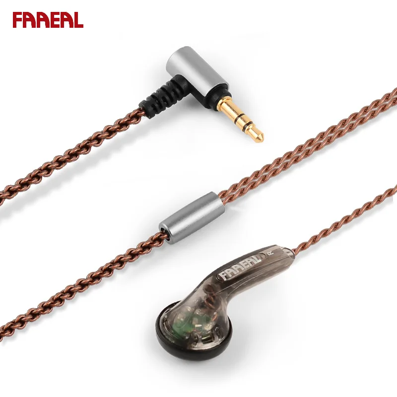 FAAEAL Headphones Iris 2.0 Durable 3.5mm Wired Earphones Dynamic Crystal Clear Sound Good Bass Earbuds For Smartphones/PC/Table