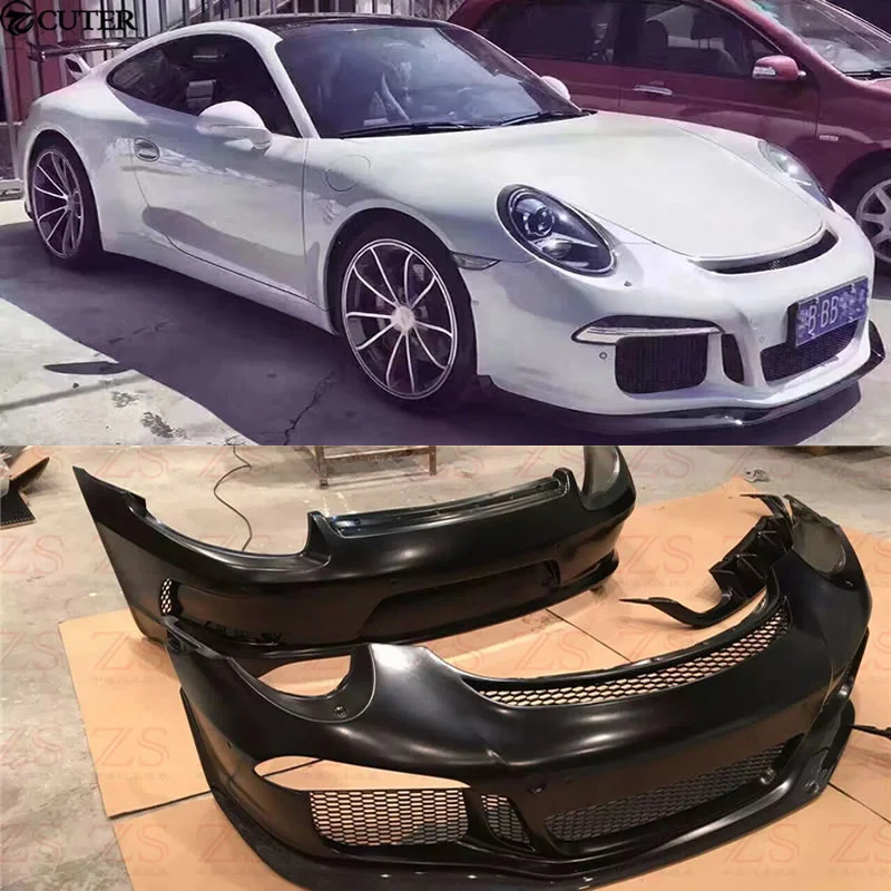 

991.1 Gt3 Style Front Bumper Rear Bumper Rear Spoiler for Porsche 911 Carrera 991 GT3 Style Car Body Kit 10-15