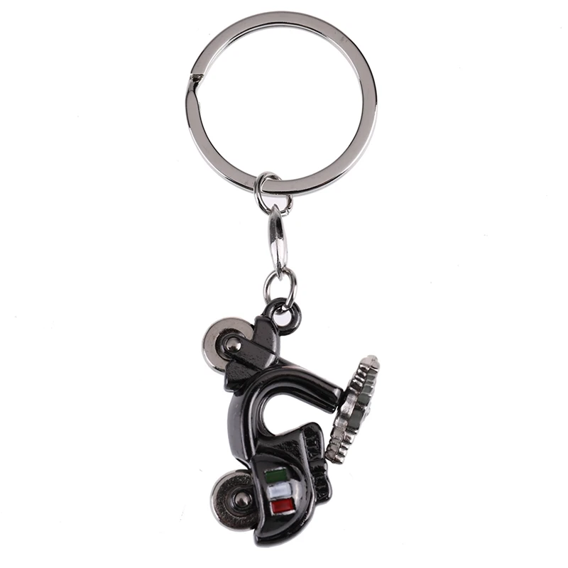 3D Motorcycle Keychain Metal Keyring Scooter Decoration Pendant Bag Keys Toy Holder Jewelry Creative Keychains Car Auto Rings