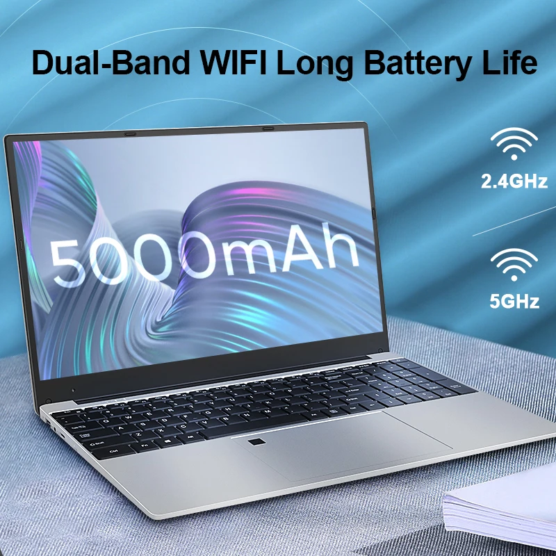 DASKA-ordenador portátil de 15,6 pulgadas, Notebook ultradelgado con Intel R5 2500U, Quad Core, 8GB RAM, 128GB, 256GB, SSD, IPS, 512x1920, Win 10