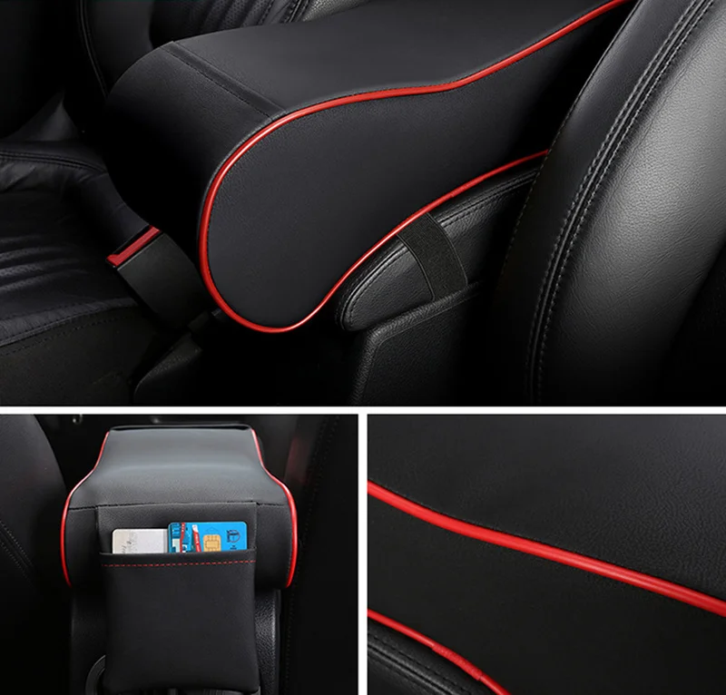 Universal Car Center Armrests Console Arm Rest Seat Pad for Toyota Corolla Camry CHR RAV4 avensis yaris auris Cruiser