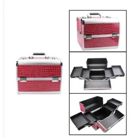 

Cosmetic Bag Makeup Case Women Travel Multilayer Cosmetic Bag Makeu Suitcase Beauty Salon Case Tattoos Nail Art Tool Storage Box