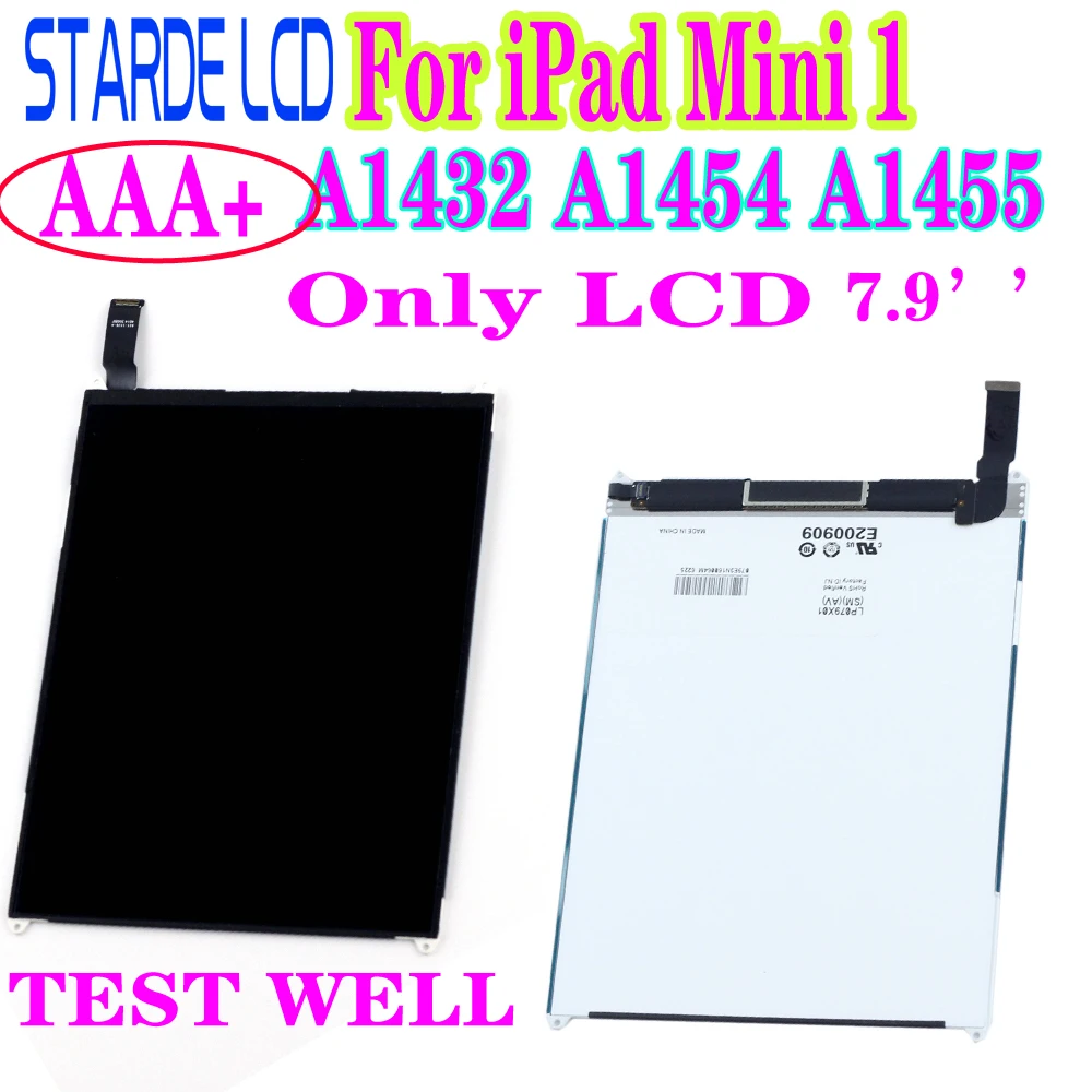 substituicao do modulo do monitor do painel do lcd somente tela tactil ipad mini 1st a1432 a1454 a1455 aaa mais 01