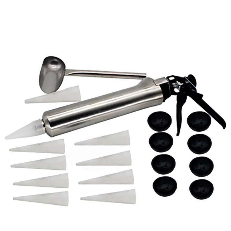 Thicken Stainless Steel Caulking Gun Ceramic Tile Caulking Gun Mortar Grouting Gun Sprayer Caulking Tool