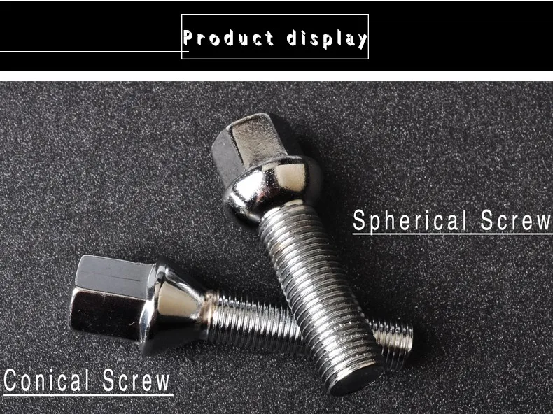 Embers Radbolzen aus Stahl M12x1.5 14x1.5 14x1.25 12x1.25 in Verschiedenen Längen für BMW Volkswagen Audi Mercedes Porsche 10 Stück – Detail 2