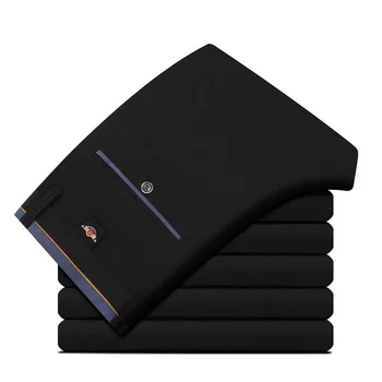 Spring Autumn Mens Business Suit Pants Male Summer Thin Formal Solid Long Dress Straight Baggy Office Trousers Drop Shipping 3 Spring Autumn Mens Business Suit Pants Male Summer Thin Formal Solid Long Dress Straight Baggy Office Trousers Drop Shipping 3