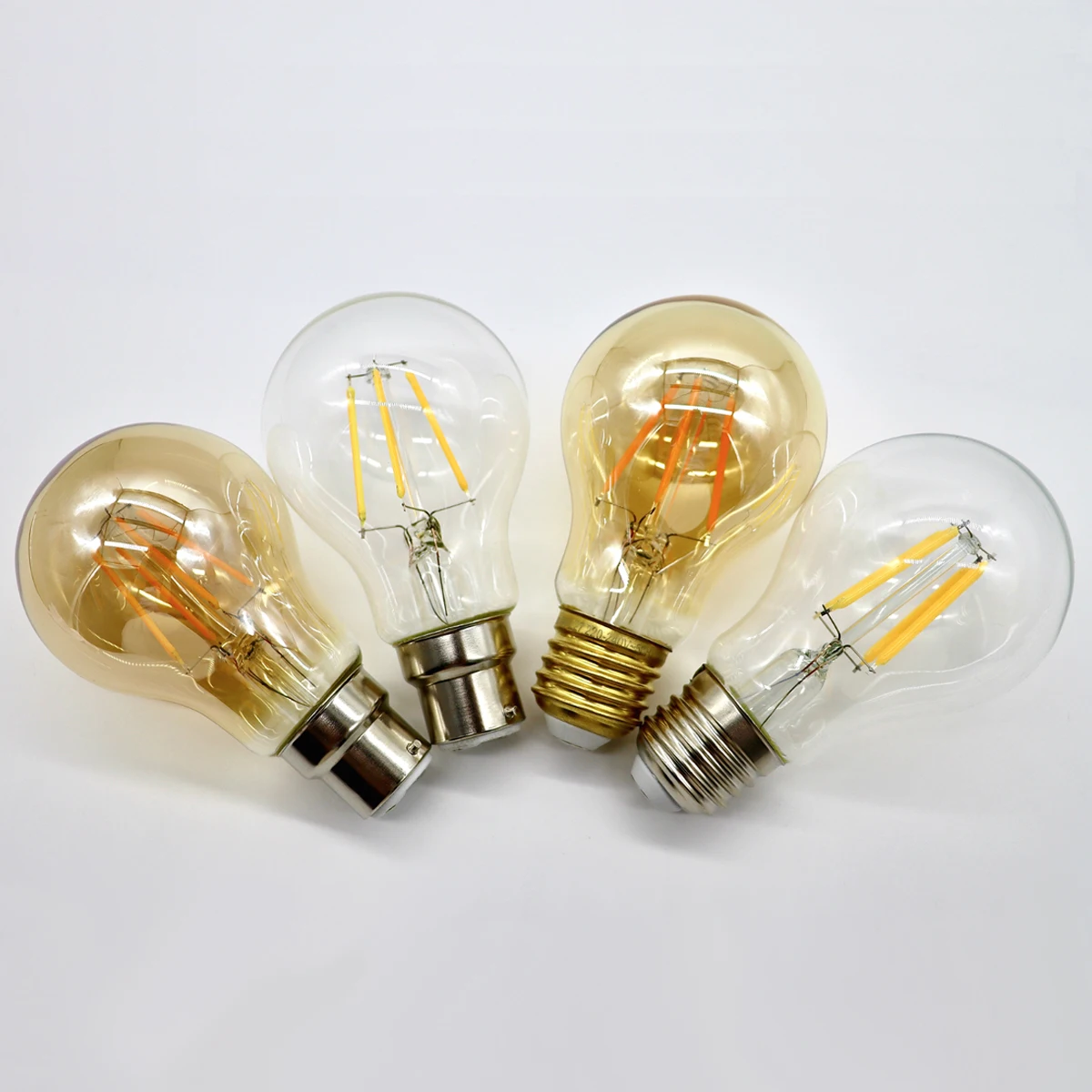 6 teile/los Retro Edison Glühlampe A60 6W Decor für Chrismas B22 220V Vintage Lampe 4000K Hause dekoration