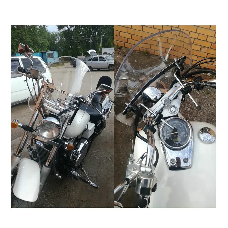 Windscreen For  Suzuki Intruder VL 125 250  800 C800 1500 C1500 VL125 VL250 VL800 7/8\