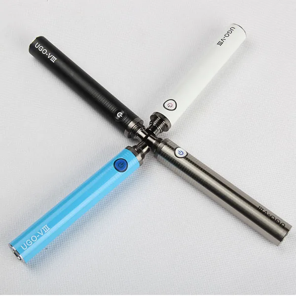 1pc UGO VIII Ego T 1300 mAh Hookah Mini Vaper Pen Battery 510 Thread V3 Passthrough Micro USB Electric Cigarette Vaporizer