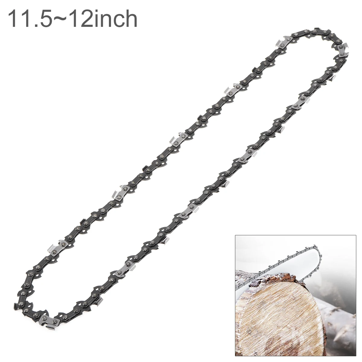 4/6/12/16 Inch Chainsaw Chain 12'' With3/8 Pitch Saw Chain 45 Drive Link Electric Chainsaw Parts Chainsaw Blades for Woodworking