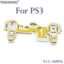 Geel Originele Reparatie Onderdelen Flex Kabel Voor PS3 Geleidende Film Toetsenbord Flex Kabel Trillingen Voor PS3 Controller 160a N15-160PIA