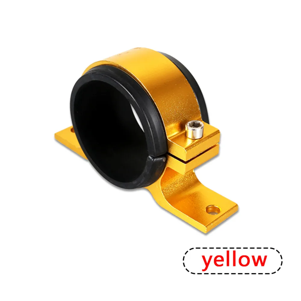 60MM Fuel Pump Bracket Aluminum Single Fuel Filter Bracket Black Silver Blue Red Purple