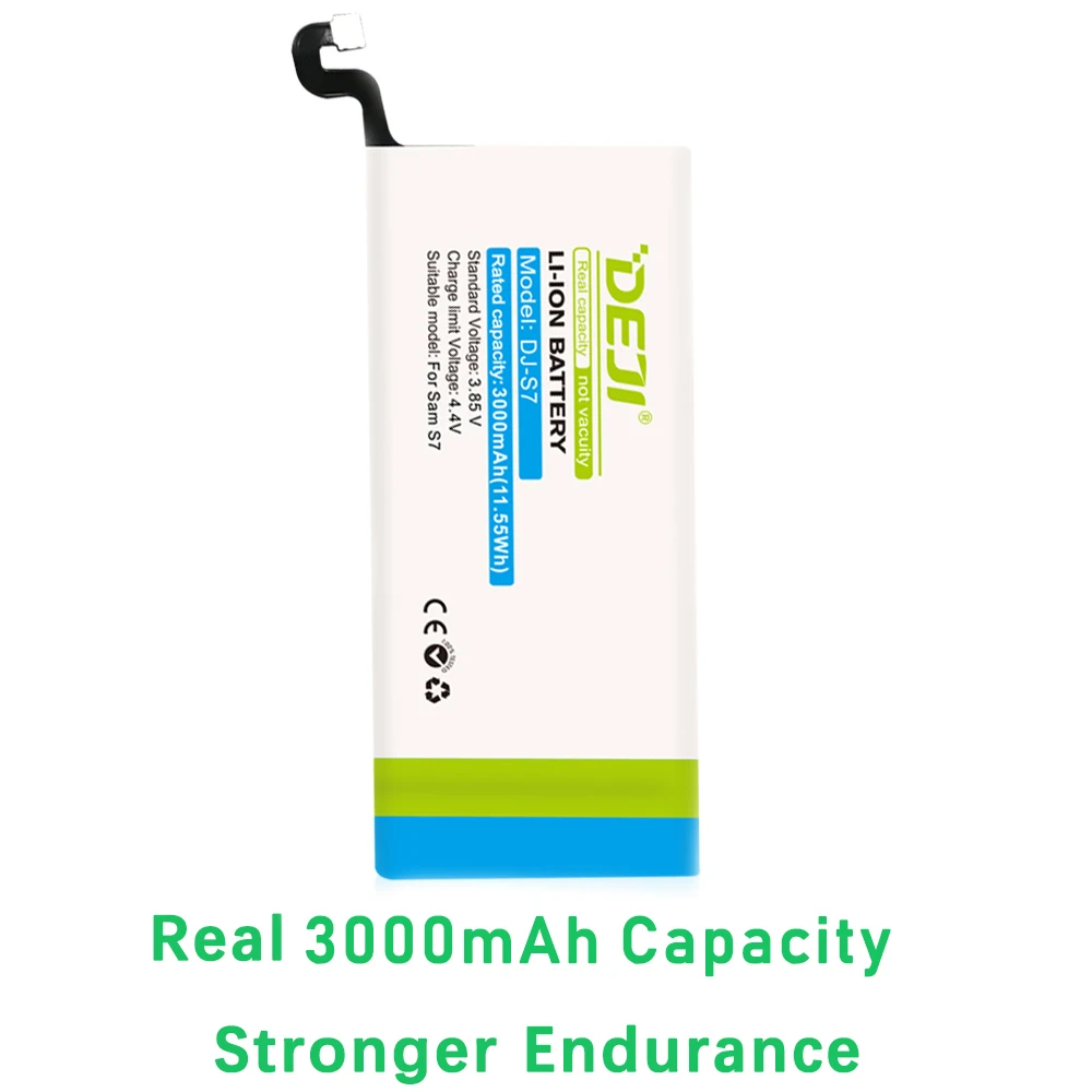 DEJI For SAMSUNG S7 Battery Real Capacity 3000mAh Internal Bateria Replacement for S7/G9300/G9308/G930P