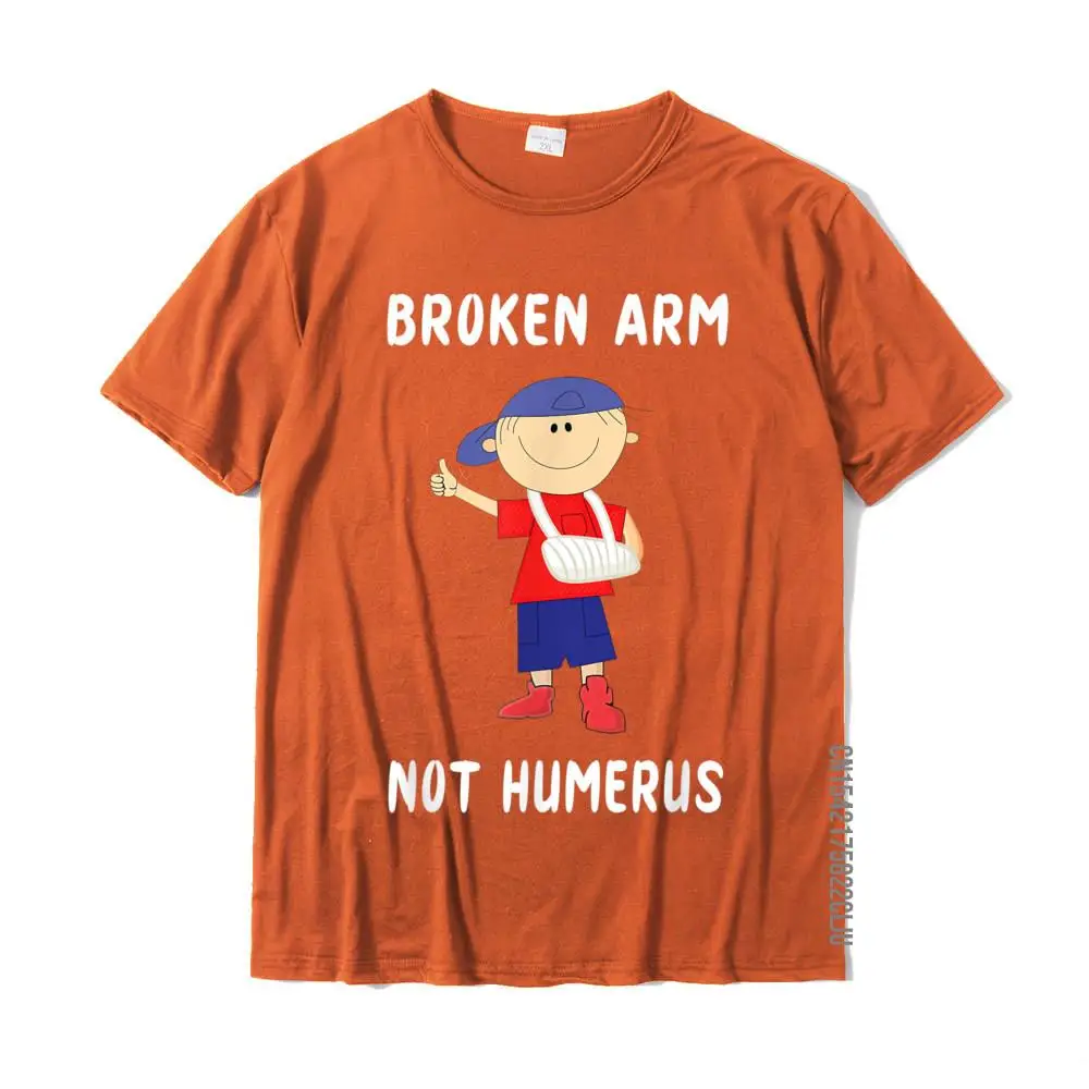 Funny Little Boy Broken Arm T-Shirt Get Well Tee For Kids Fitness Tight Tops Tees For Men Cotton Top T-Shirts Casual