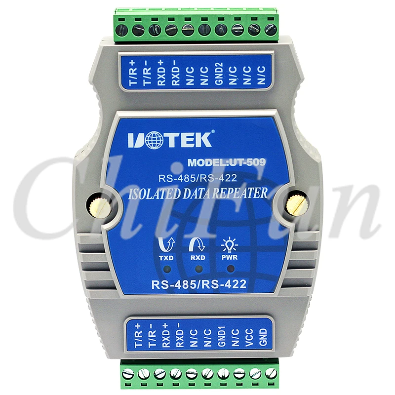 

UT-509 External-powered RS-485/422 Repeater Rail-mounted PhotoElectric Isolation anti-surge controller